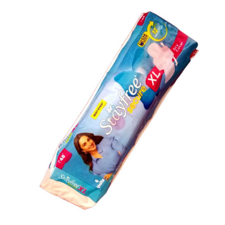 Stayfree Secure Dry Cover Sanitary Pad XL 6 N