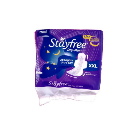 Stayfree Dry Max All Nights Ultra Dry Sanitary Pad XXL 7 N