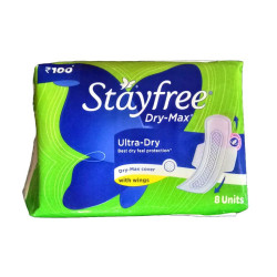Stayfree Dry Max Ultra Dry Sanitary Pad R 8 N