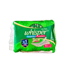 Whisper Hygiene Comfort Ultra Sanitary Pad XLP 7 N