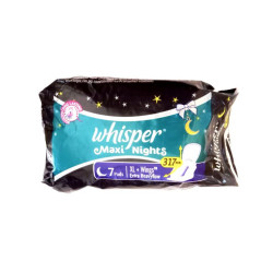 Whisper Maxi Nights Sanitary Pad XL 7 N