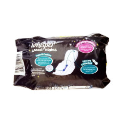 Whisper Maxi Nights Sanitary Pad XL 7 N