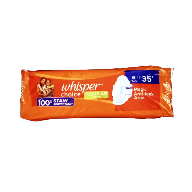 Whisper Choice Sanitary Pad R 6 N