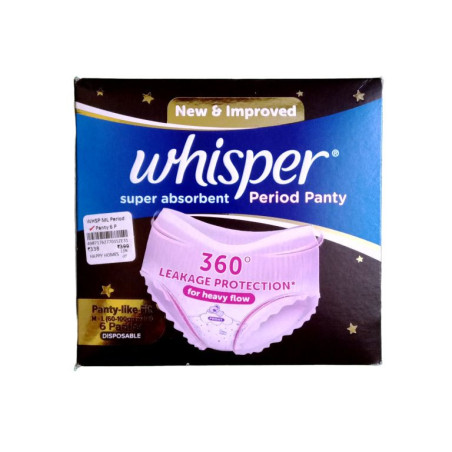Whisper Period Panty ML 6 N