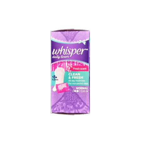 Whisper Pantyliner 20 N